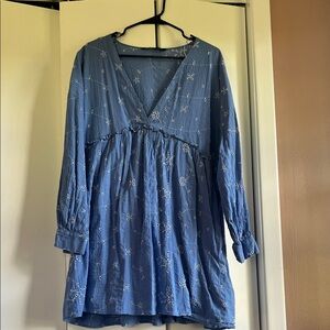 Zara Blue Floral Dress